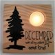 Kerst decoratie tekstbord (hout) met waxinehouder & quote - 0 - Thumbnail