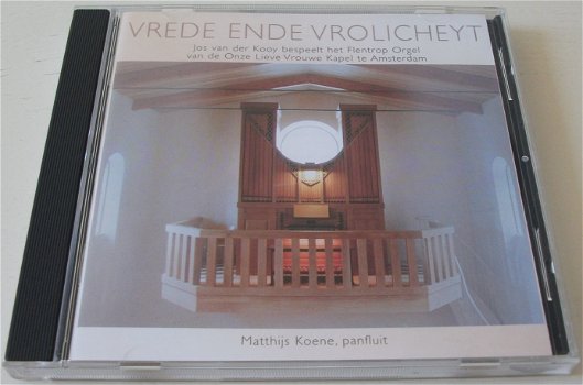 CD *** VREDE ENDE VROLICHEYT *** Jos van der Kooy - 0