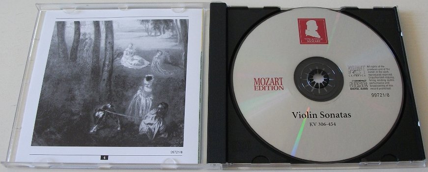 CD *** MOZART *** Violin Sonatas KV 306-454 - 2