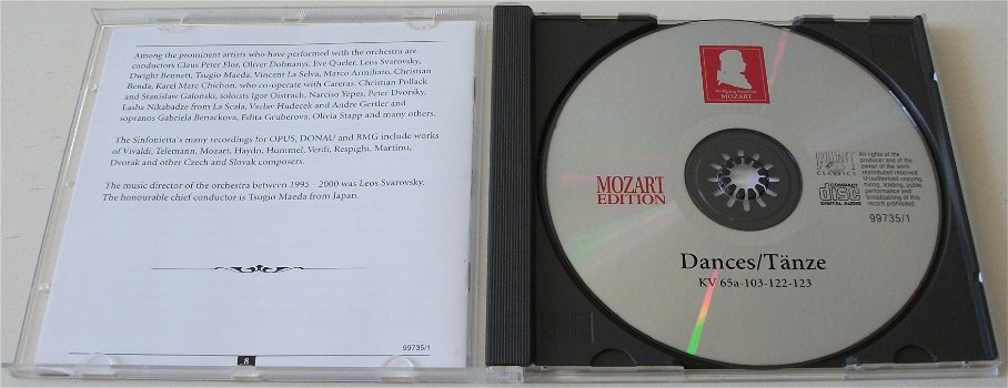 CD *** MOZART *** Dances / Tänze KV 65a-103-122-123 - 2