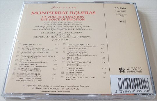 CD *** MONTSERRAT FIGUERAS *** The Voice Of Emotion - 1