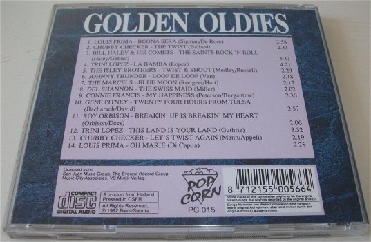 CD *** GOLDEN OLDIES *** Original Artists - 1