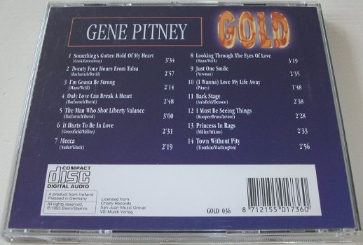 CD *** GENE PITNEY *** Gold - 1