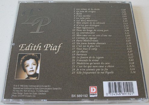 CD *** EDITH PIAF *** Mon Lègionnaire - 1