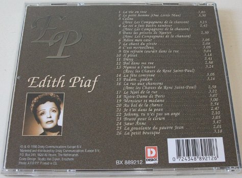 CD *** EDITH PIAF *** La Vie En Rose - 1