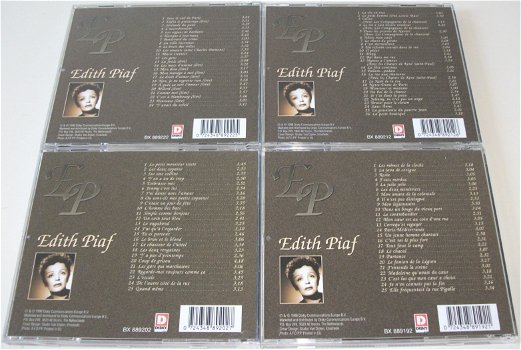 CD *** EDITH PIAF *** 4-CD Set 100 Chansons - 2