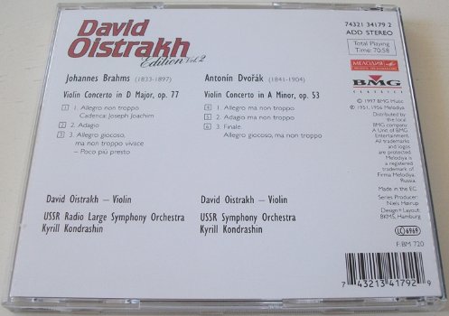 CD *** DAVID OISTRAKH *** Edition Volume 2 - 1