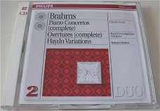CD *** BRAHMS *** 2-CD Set Piano Concertos