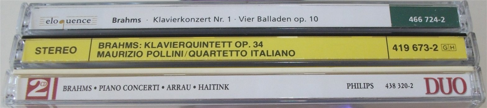 CD *** BRAHMS *** Klavierkonzert Nr. 1 & Vier Balladen Op. 10 - 4