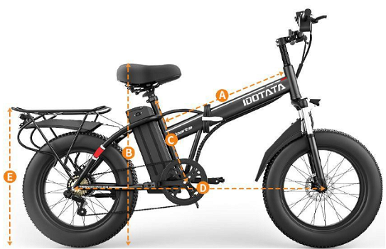 IDOTATA G20 Pro Electric Bike 20*4.0 inch Tire 48V - 4