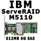 IBM ServeRAID M5110 512MB SAS SATA RAID Ctrls | 6G | PCI-e - 0 - Thumbnail