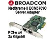 Broadcom NetXtreme II Dual-Port Gigabit PCI-e NIC | FH & LP - 0 - Thumbnail