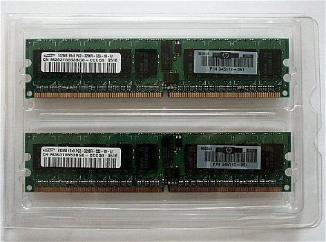 512MB, 1GB, 2GB, 4GB Registered ECC DDR DDR2 Server Geheugen - 1