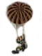 Grote mobile hanger van clown aan parachute - 0 - Thumbnail