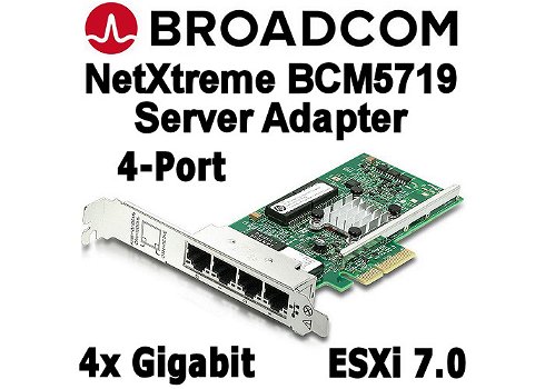Broadcom NetXtreme Quad-Port PCI-e Gigabit Adapter, ESXi 7.0 - 2
