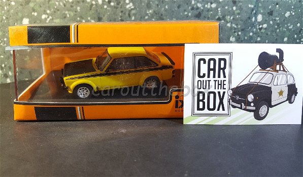 Ford Escort MK II RS 1800 1976 geel 1:43 Ixo V805 - 4