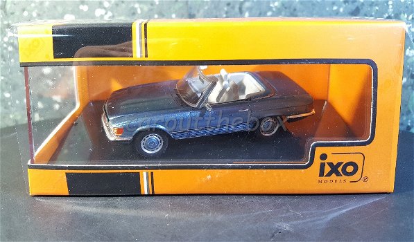 Mercedes-Benz 280 SL1979 blauw 1:43 Ixo V806 - 3