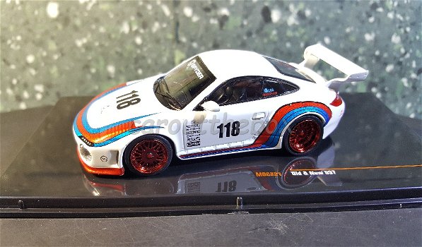 Porsche 911 (997)RWB wit 1:43 Ixo V808 - 0