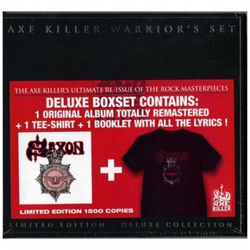 Saxon – Axe Killer Warrior's Set: Saxon - Strong Arm Of The Law (CD & T- Shirt) Nieuw/Gesealed - 0