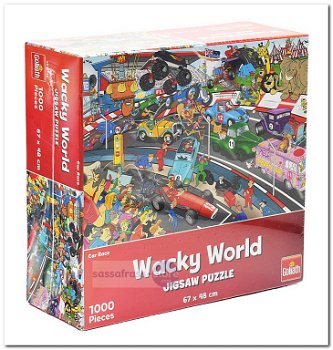 Wacky World: Car Race - Goliath - 1000 Stukjes - 0