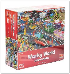 Wacky World: Car Race - Goliath - 1000 Stukjes