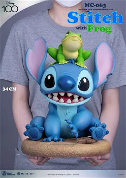 Beast Kingdom MC-063 Stitch with Frog Master Craft Statue - 6