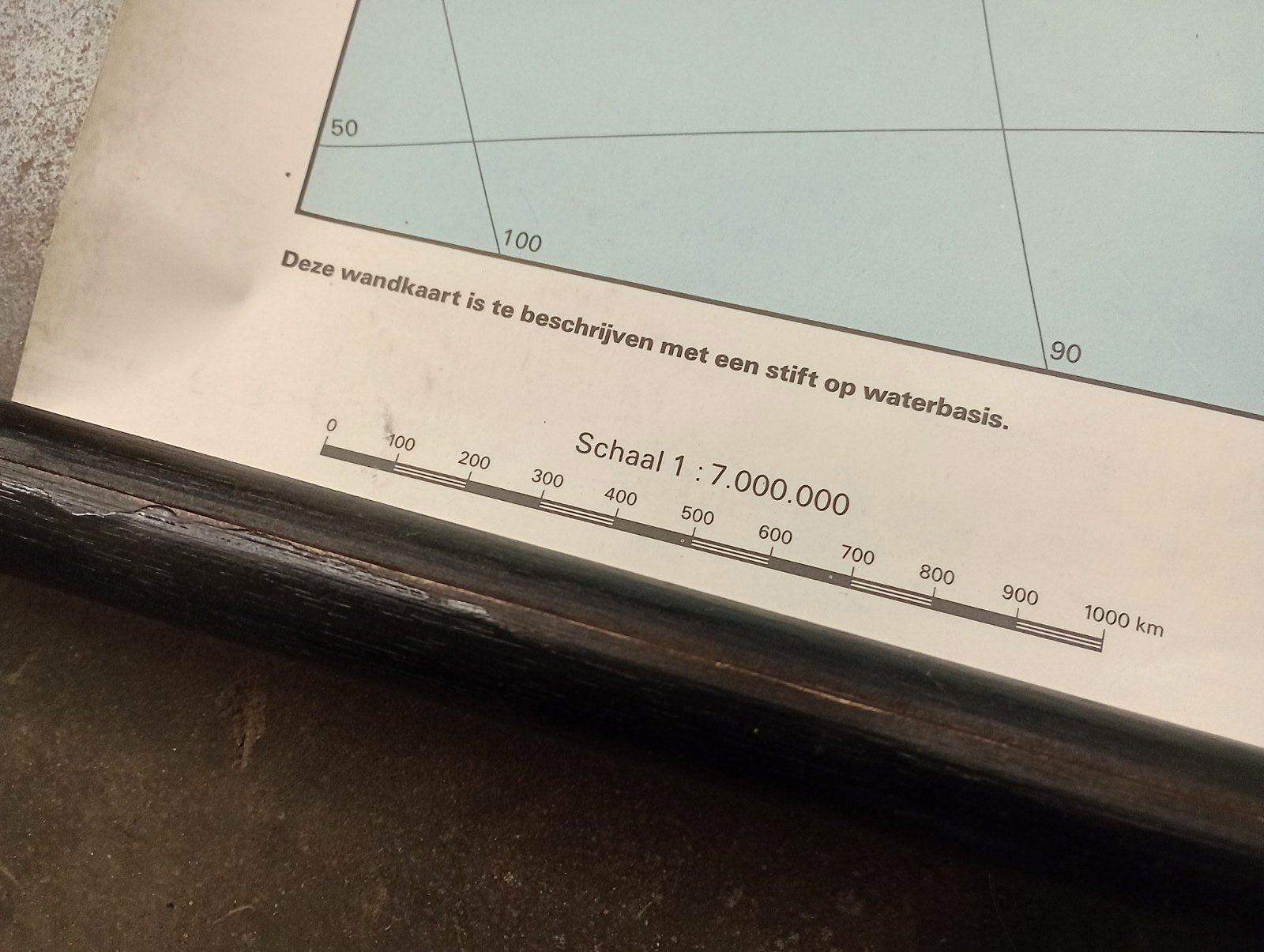 grote landkaart / schoolkaart Zuid-Amerika - Afbeelding 4