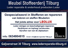 Leolux Leder reparatie en Stoffeerderij Galjoenstraat 39 Tilburg