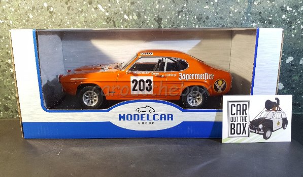 Ford Capri MKI #203 oranje 1/18 MCG MCG047 - 4