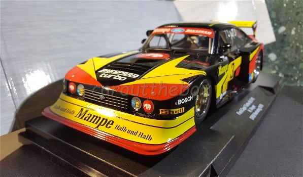 Ford Capri Turbo GR5 #3 zwart 1/18 MCG MCG048 - 1