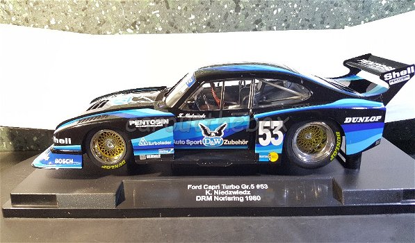 Ford Capri Turbo GR5 #53 zwart 1/18 MCG MCG050 - 0