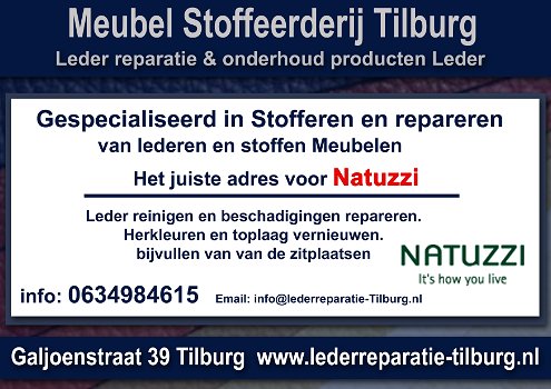 Natuzzi Leder reparatie en Stoffeerderij Tilburg - 0