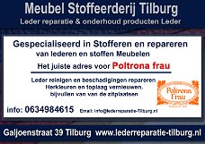 Poltrona Frau Leder reparatie en Stoffeerderij Tilburg