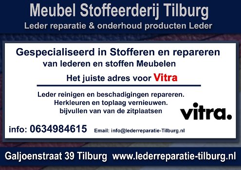 Vitra Leder reparatie en Stoffeerderij Tilburg - 0