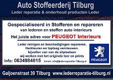 Peugeot interieur leder reparatie en stoffeerderij Tilburg