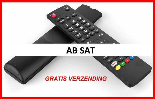 Vervangende afstandsbediening voor uw AB SAT apparatuur - 0