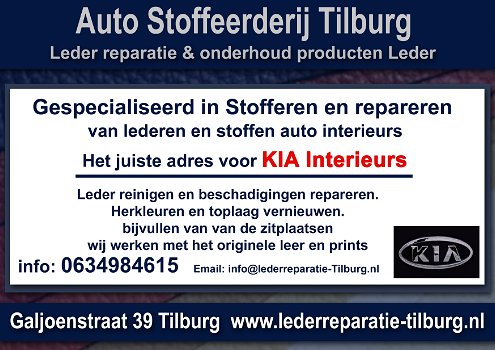 KIA interieur leer reparatie en stoffeerderij Tilburg Galjoenstraat 39 - 0