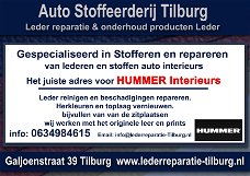 Hummer interieur stoffeerderij en Leer reparatie Tilburg Galjoenstraat 39