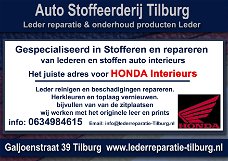 Honda interieur stoffeerderij en Leer reparatie Tilburg Galjoenstraat 39