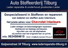 Chevrolet interieur stoffeerderij en Leer reparatie Tilburg Galjoenstraat 39