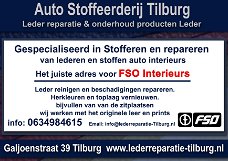 FSO interieur stoffeerderij en Leer reparatie Tilburg Galjoenstraat 39
