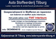 Fiat interieur stoffeerderij en Leer reparatie Tilburg Galjoenstraat 39