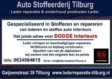 Dodge interieur stoffeerderij en Leer reparatie Tilburg Galjoenstraat 39