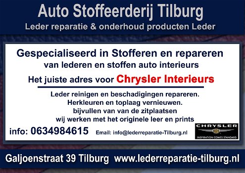 Chrysler interieur stoffeerderij en Leer reparatie Tilburg Galjoenstraat 39 - 0