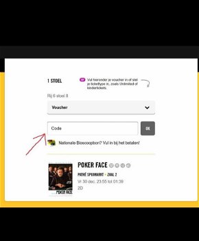 Pathé Bioscoop E Voucher Entree Code - 3