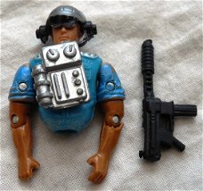 Action Figure Parts, OFFICER AIRBORNE CHOPPER PILOT, AMERICAN DEFENSE U.S. FORCES, REMCO, 1986.(1)