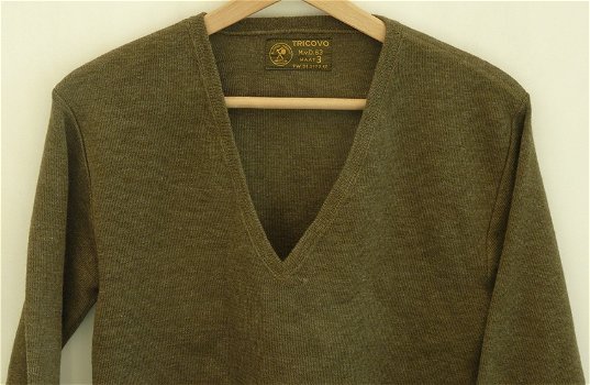 Trui / Pullover, Winter, V-hals, Koninklijke Landmacht, Maat: 3, 1963.(Nr.2) - 1