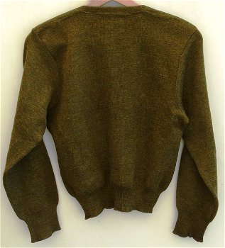 Trui / Pullover, Winter, V-hals, Koninklijke Landmacht, Maat: 2, 1965.(Nr.1) - 4