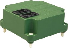 Abb Connector deksel, 2x3p, groen+aansluitdraad