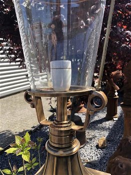 tuinlamp,messing,lamp op voet - 6